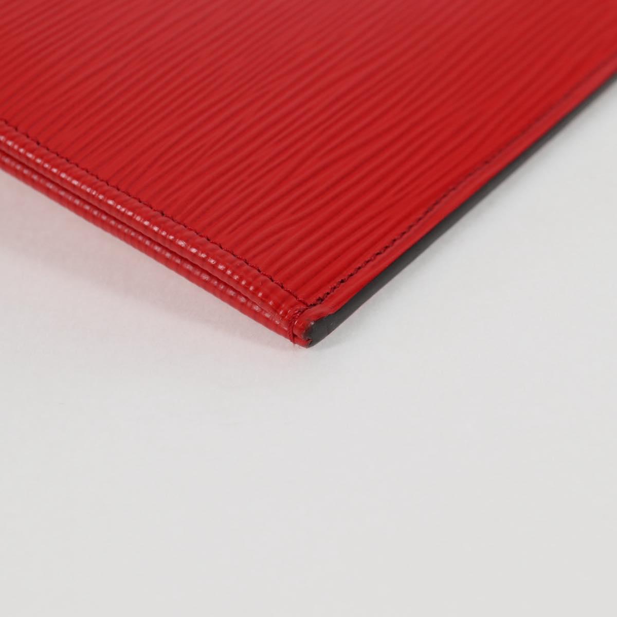 LOUIS VUITTON Epi Supreme Pochette Jules GM Bag Red White M67722 Auth 122842M