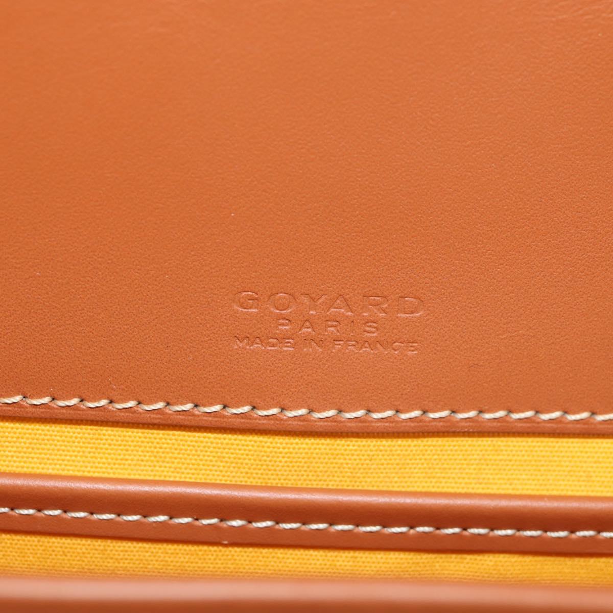 GOYARD Herringbone Belvedere PM Shoulder Bag PVC Black Silver Auth 122843M