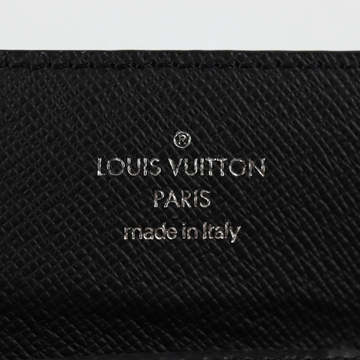 LOUIS VUITTON Monogram Eclipse Porte Cartes On Strap M83155 LV Auth 122851