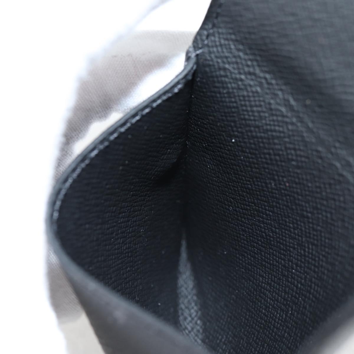 LOUIS VUITTON Monogram Eclipse Porte Cartes On Strap M83155 LV Auth 122851