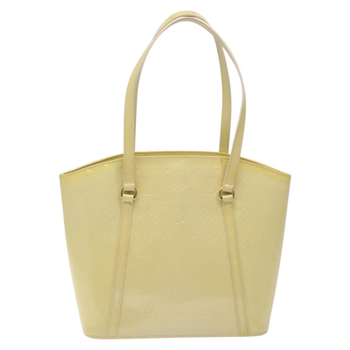 LOUIS VUITTON Monogram Vernis Avalon MM Tote Bag Broncorail M91743 Auth 122863