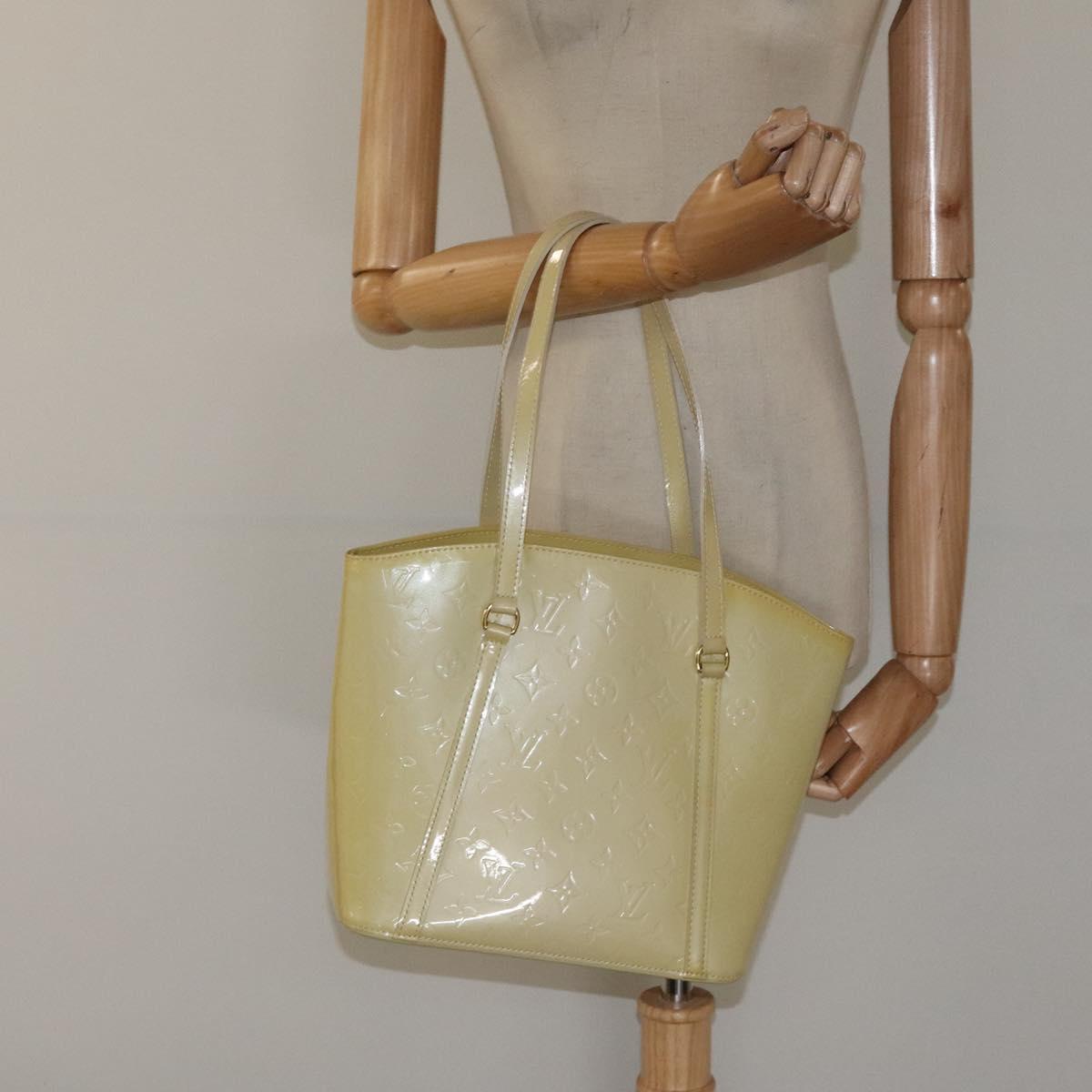 LOUIS VUITTON Monogram Vernis Avalon MM Tote Bag Broncorail M91743 Auth 122863