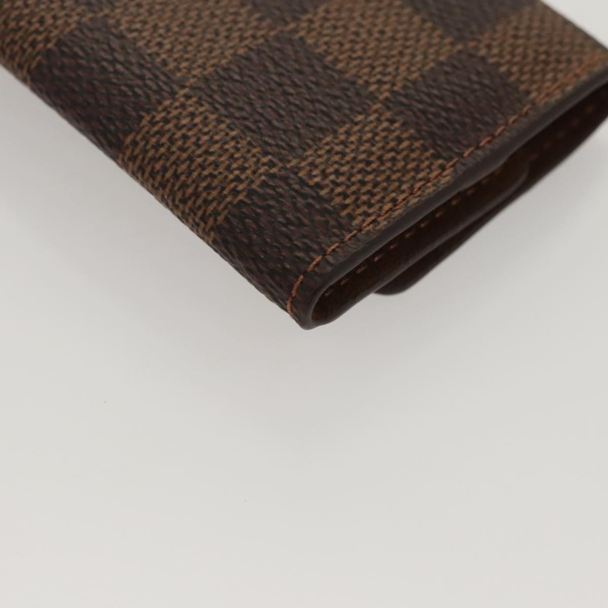 LOUIS VUITTON Damier Ebene Cuff Case M64681 LV Auth 122866