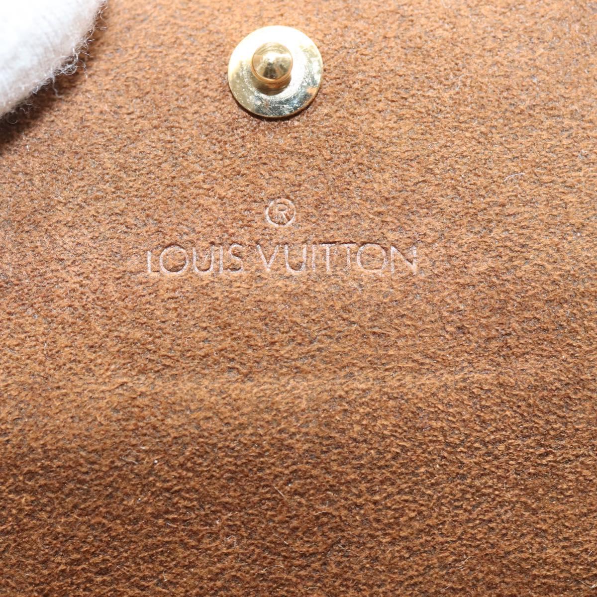 LOUIS VUITTON Damier Ebene Cuff Case M64681 LV Auth 122866