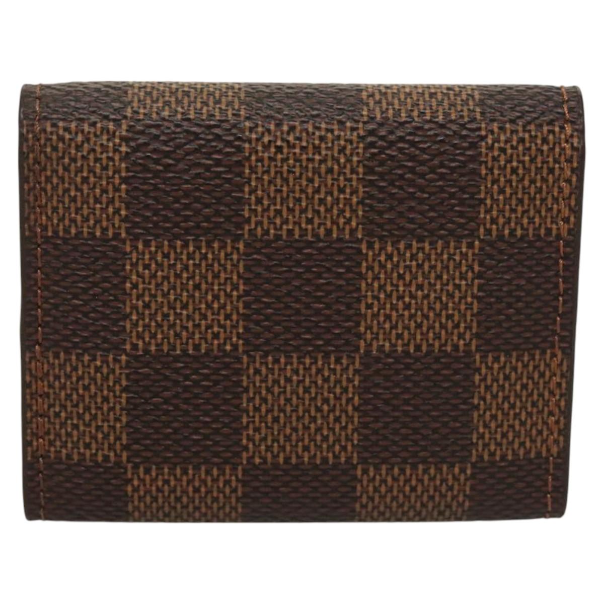 LOUIS VUITTON Damier Ebene Cuff Case M64681 LV Auth 122866