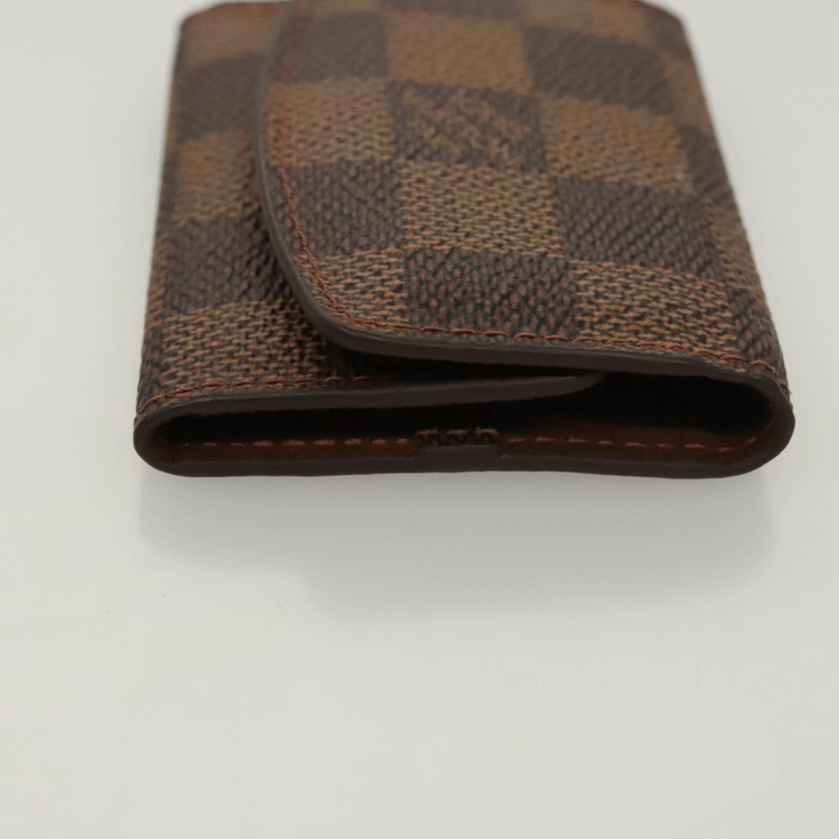 LOUIS VUITTON Damier Ebene Cuff Case M64681 LV Auth 122866