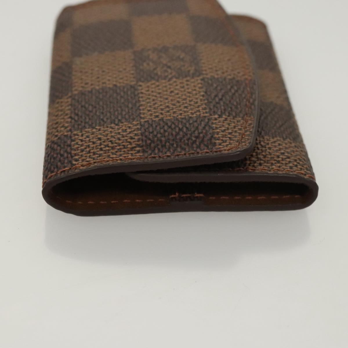 LOUIS VUITTON Damier Ebene Cuff Case M64681 LV Auth 122866