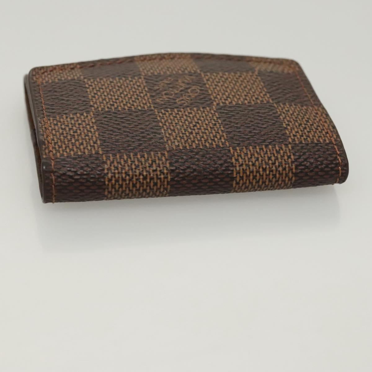 LOUIS VUITTON Damier Ebene Cuff Case M64681 LV Auth 122866