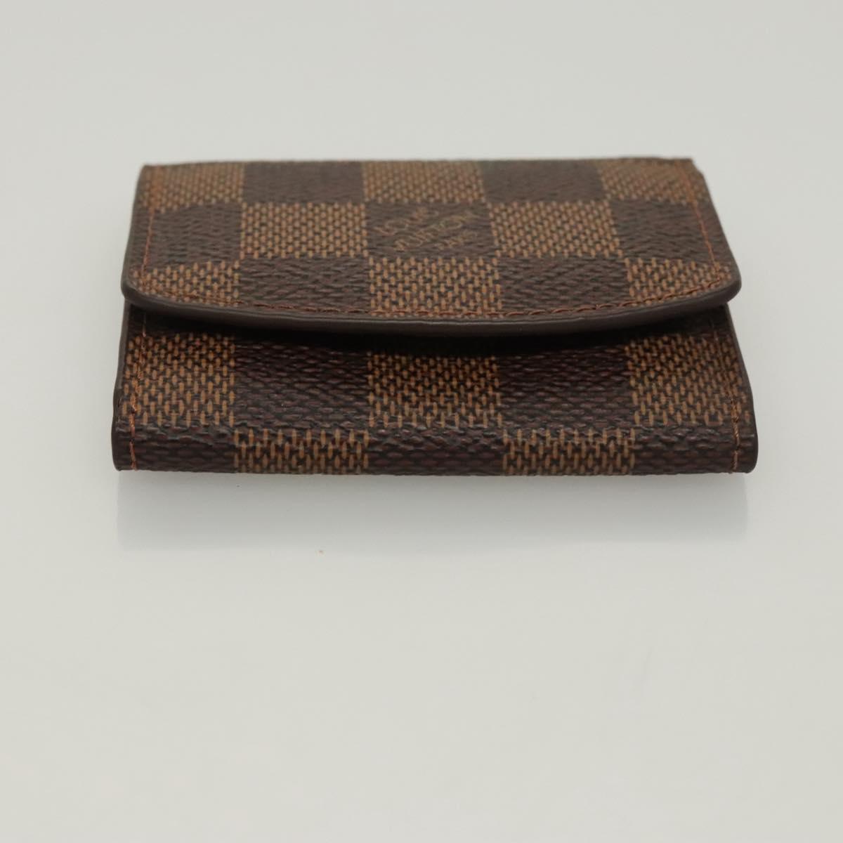 LOUIS VUITTON Damier Ebene Cuff Case M64681 LV Auth 122866