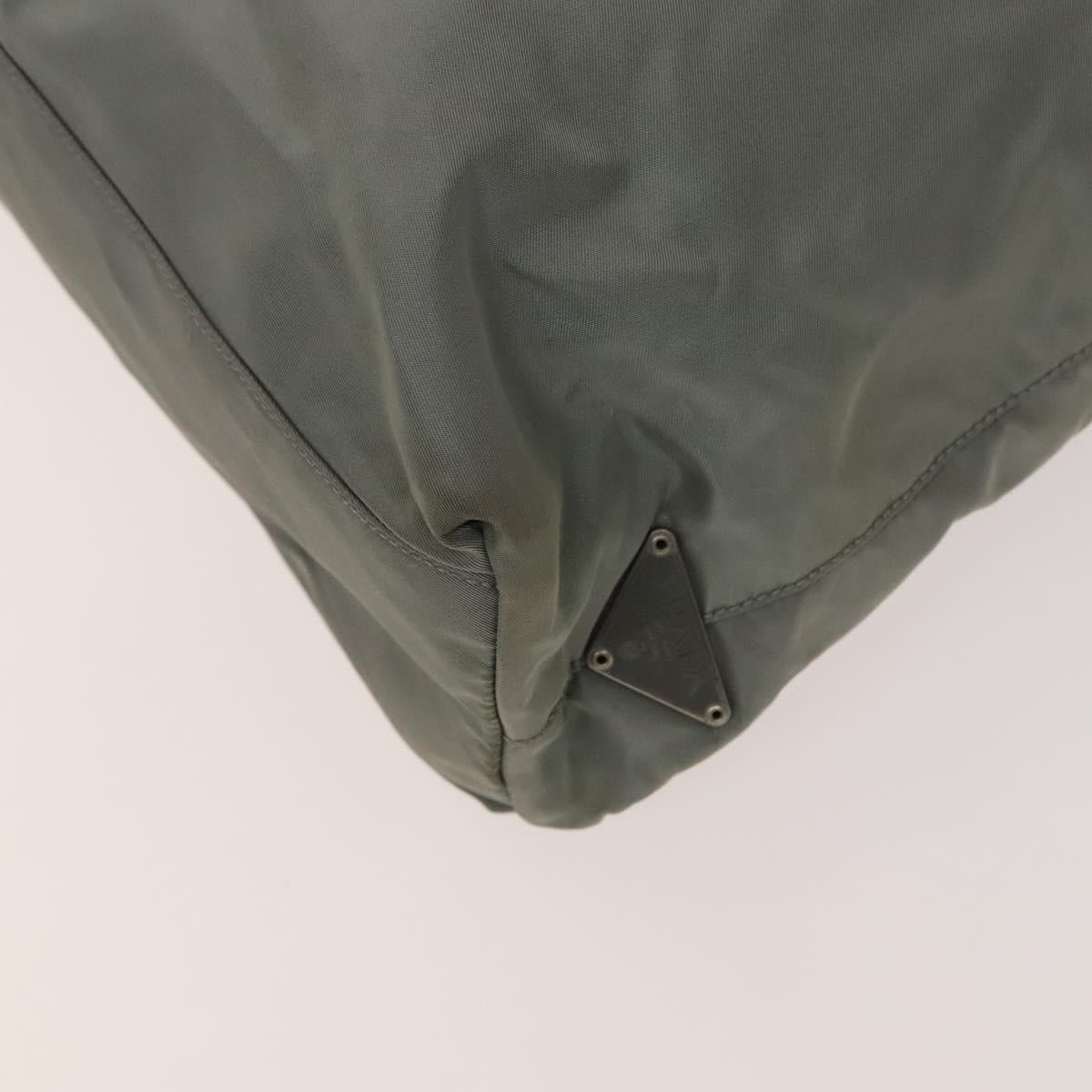 PRADA Shoulder Bag Nylon 2Set Black Green Auth 122870