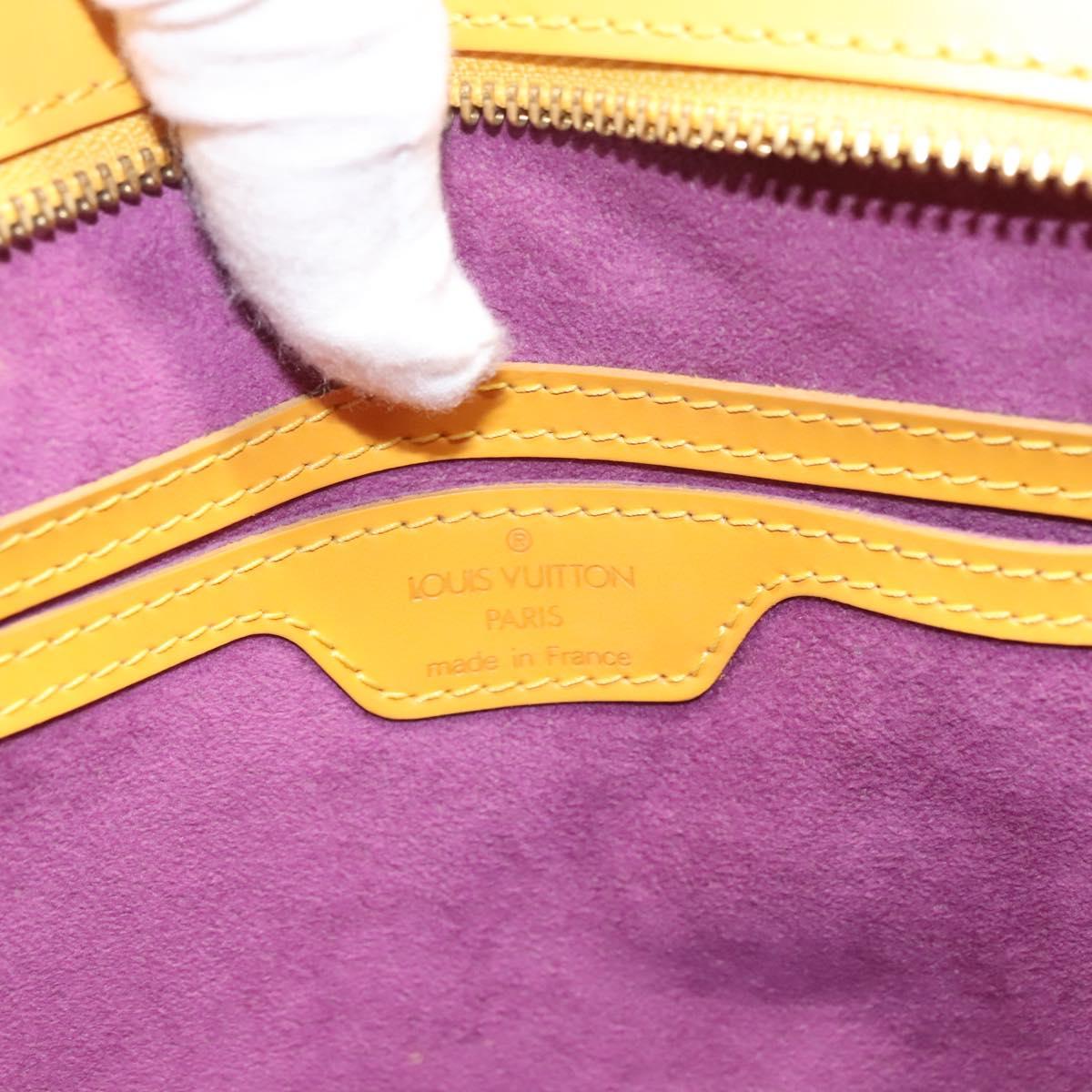 LOUIS VUITTON Epi Saint Jacques Poignees Long Bag Yellow M52339 LV Auth 122938