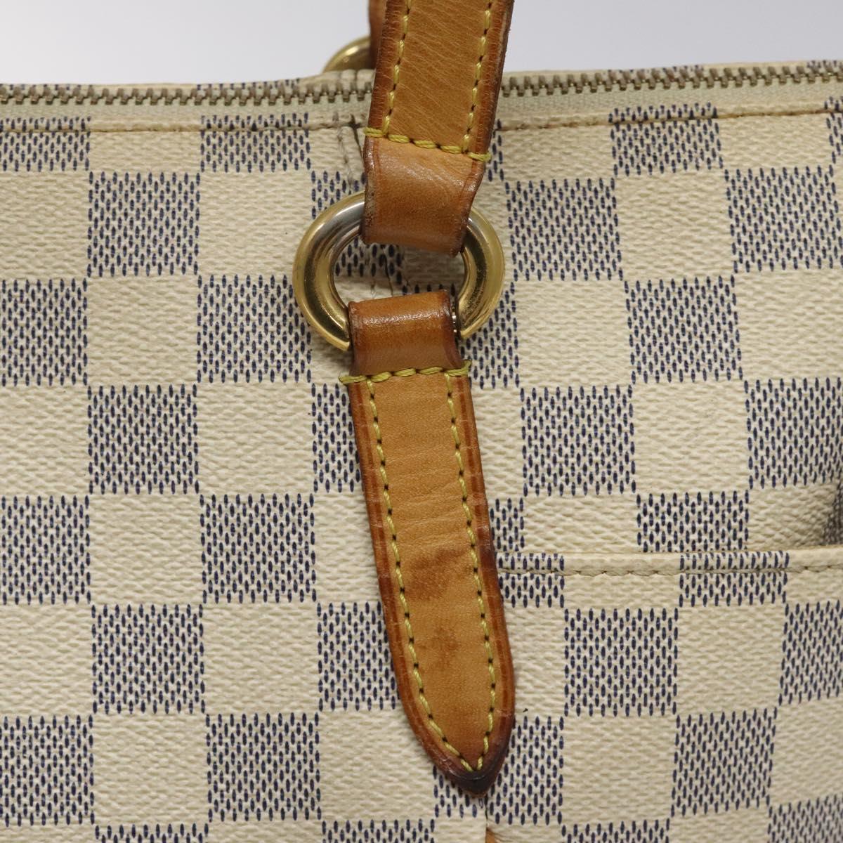 LOUIS VUITTON Damier Azur Totally PM Tote Bag N51261 LV Auth 122998