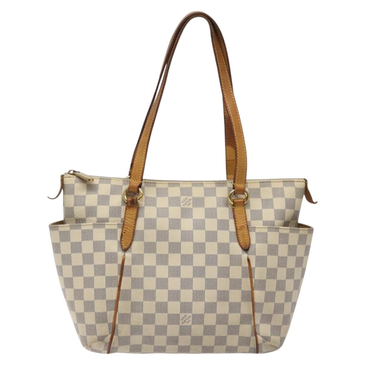 LOUIS VUITTON Damier Azur Totally PM Tote Bag N51261 LV Auth 122998