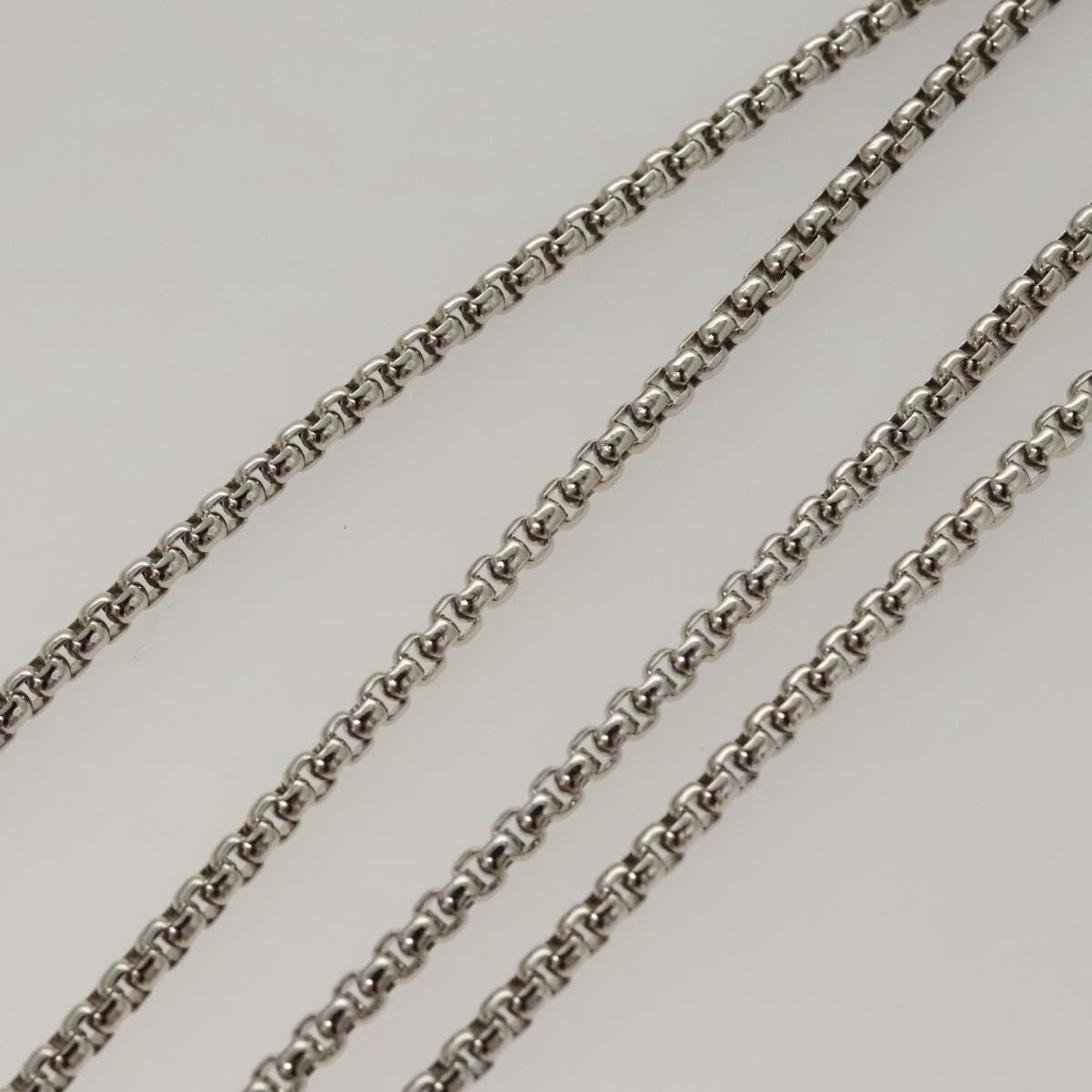 PRADA AirPods Case metal Silver Auth 123026