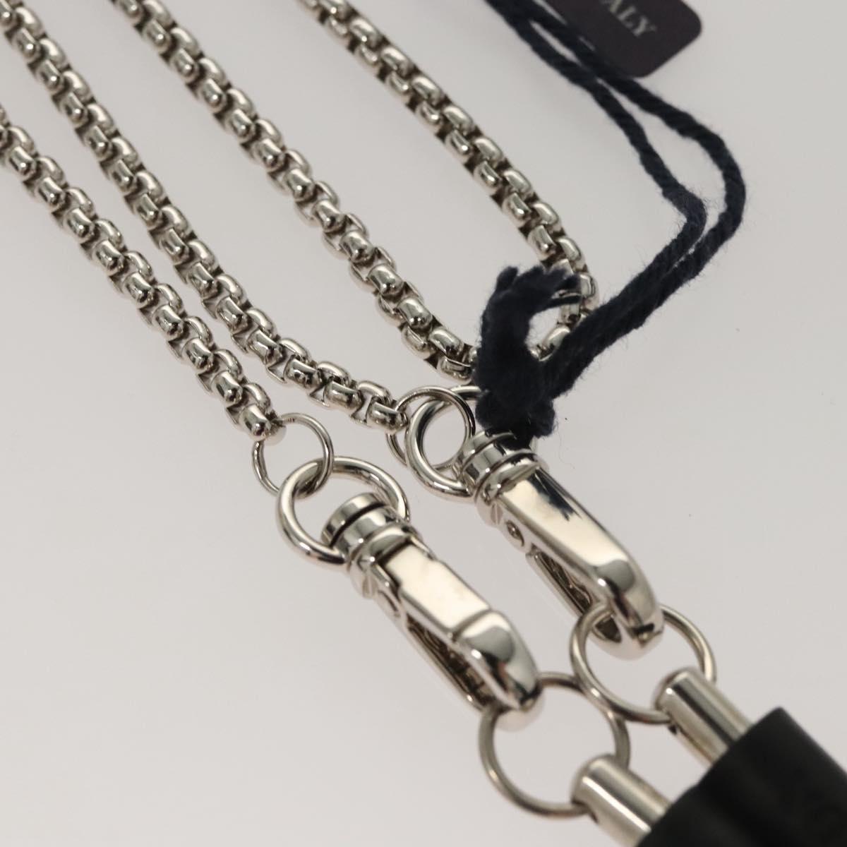 PRADA AirPods Case metal Silver Auth 123026