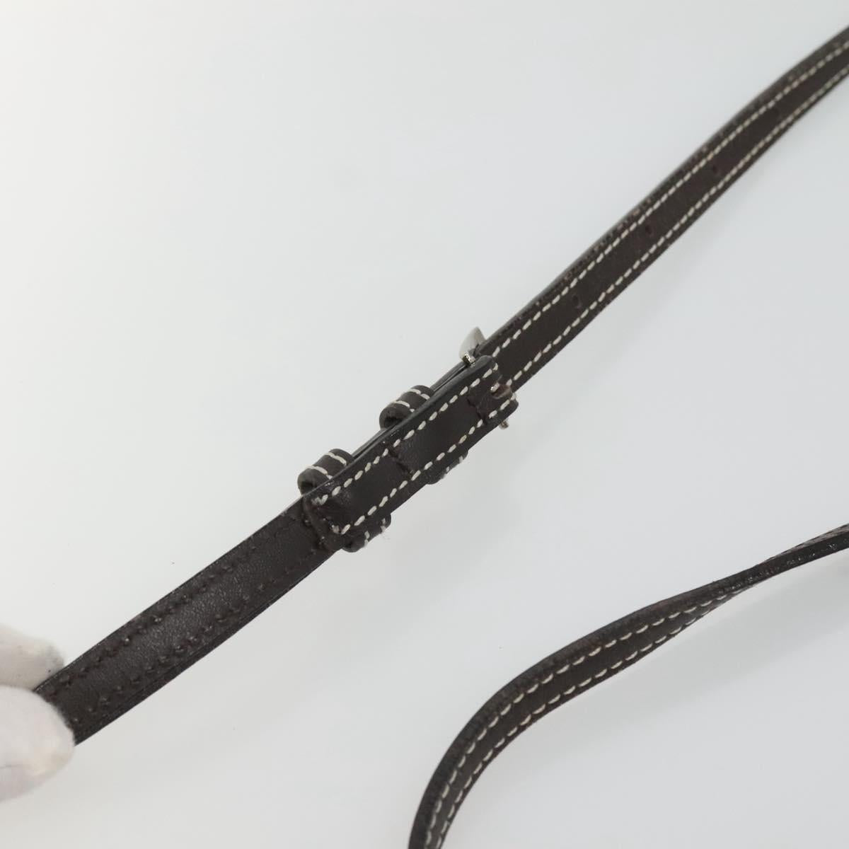 BURBERRY Nova Check Blue Label Shoulder Bag Canvas Pink Auth 123035