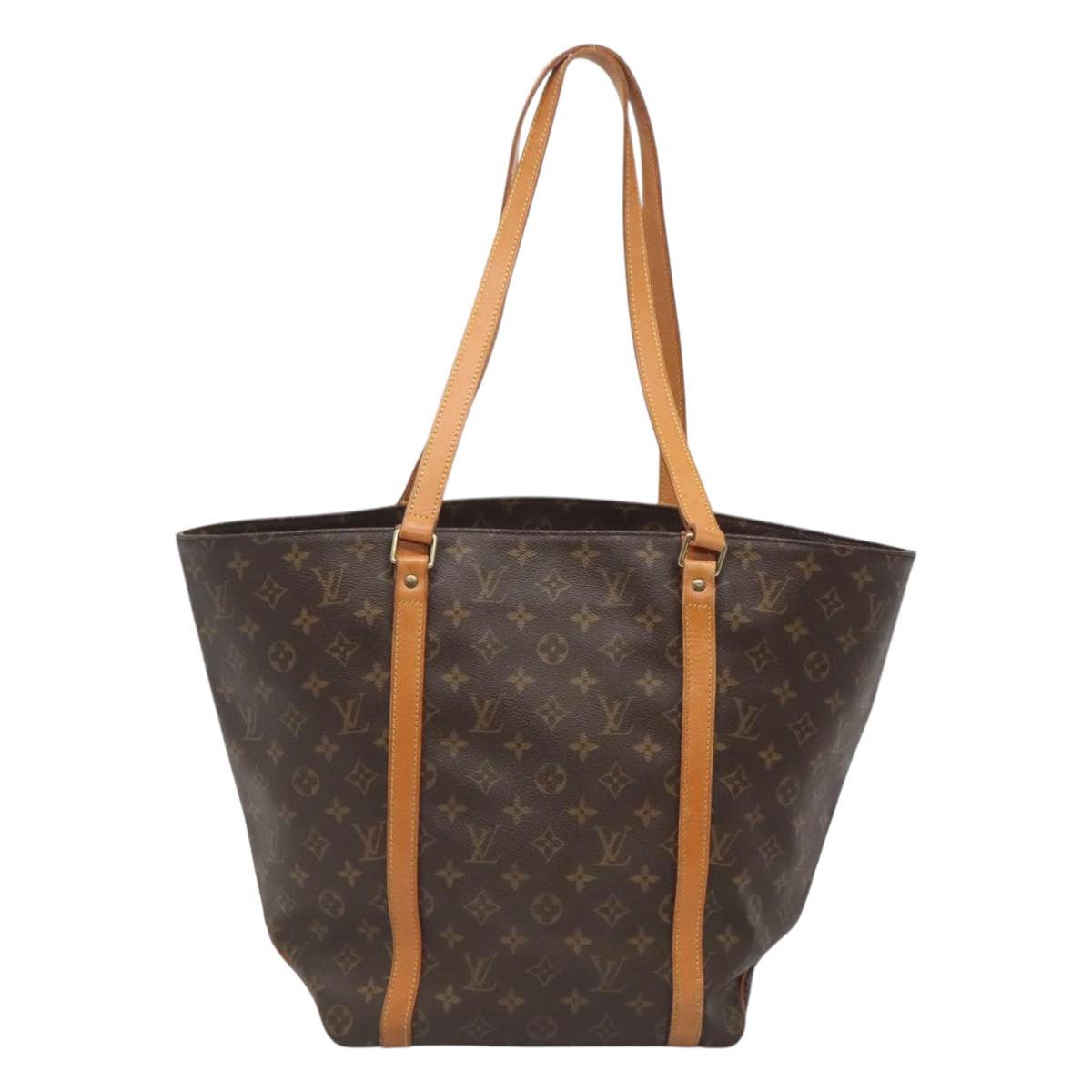 LOUIS VUITTON Monogram Sac Shopping Tote Bag M51108 LV Auth 123056