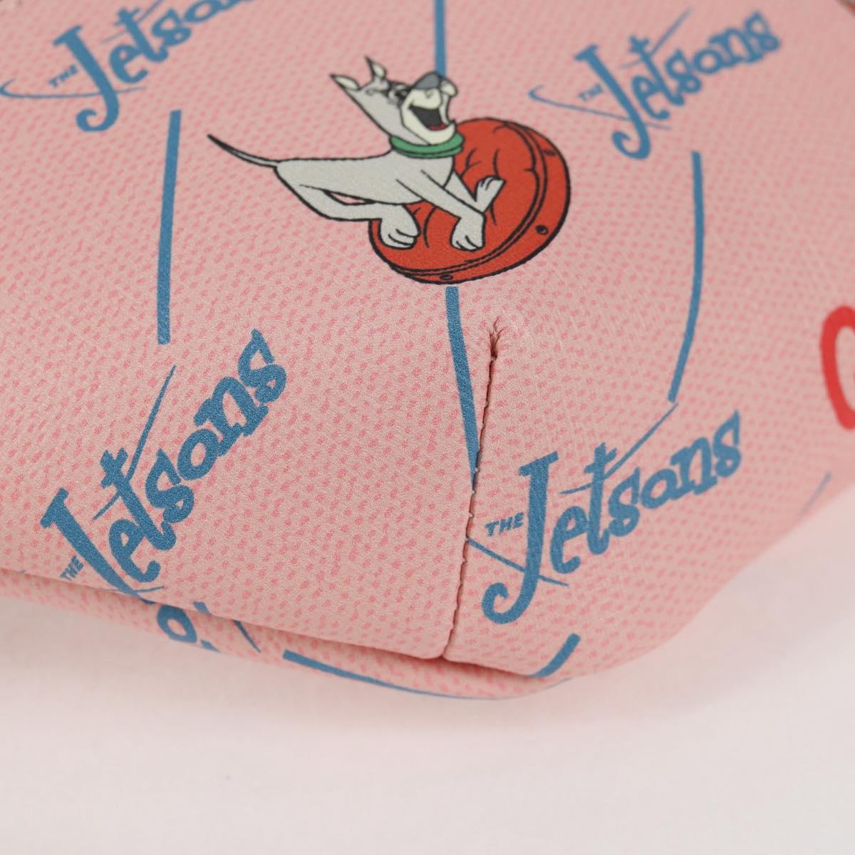 GUCCI Children GUCCIxThe Jetsons Waist bag PVC Pink Silver 502095 Auth 123063M
