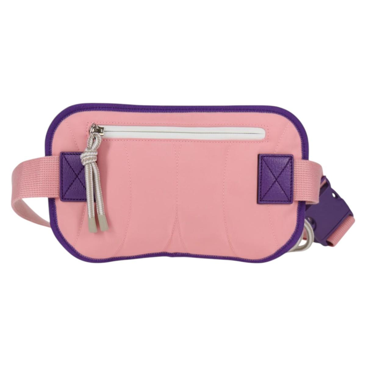 GUCCI Waist bag Nylon Silver Light green 752102 Auth 123064M