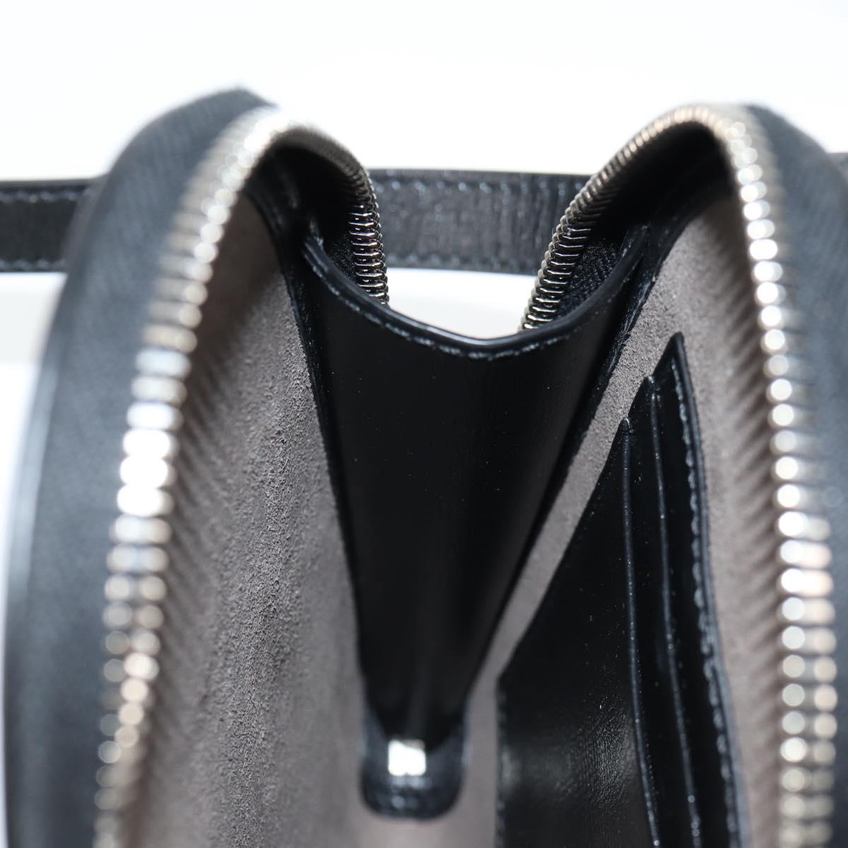GUCCI GG Supreme Shoulder Bag PVC Black Auth 123066M