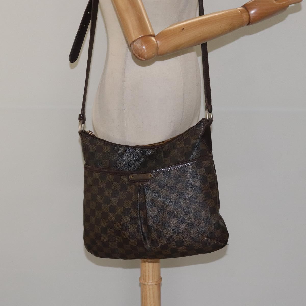 LOUIS VUITTON Damier Ebene Bloomsbury PM Shoulder Bag N42251 LV Auth 123159