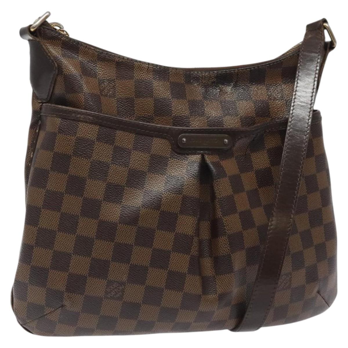 LOUIS VUITTON Damier Ebene Bloomsbury PM Shoulder Bag N42251 LV Auth 123175