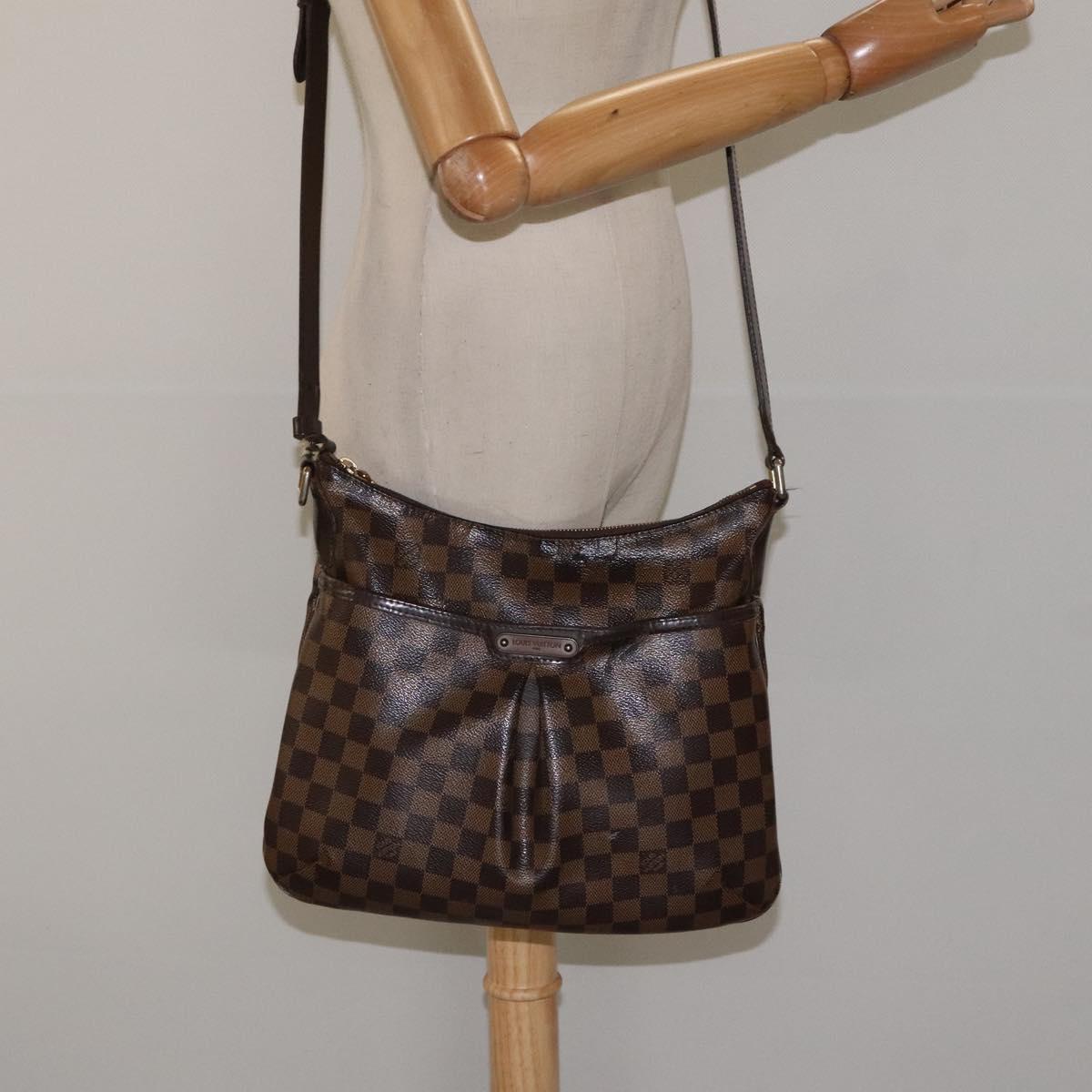 LOUIS VUITTON Damier Ebene Bloomsbury PM Shoulder Bag N42251 LV Auth 123175