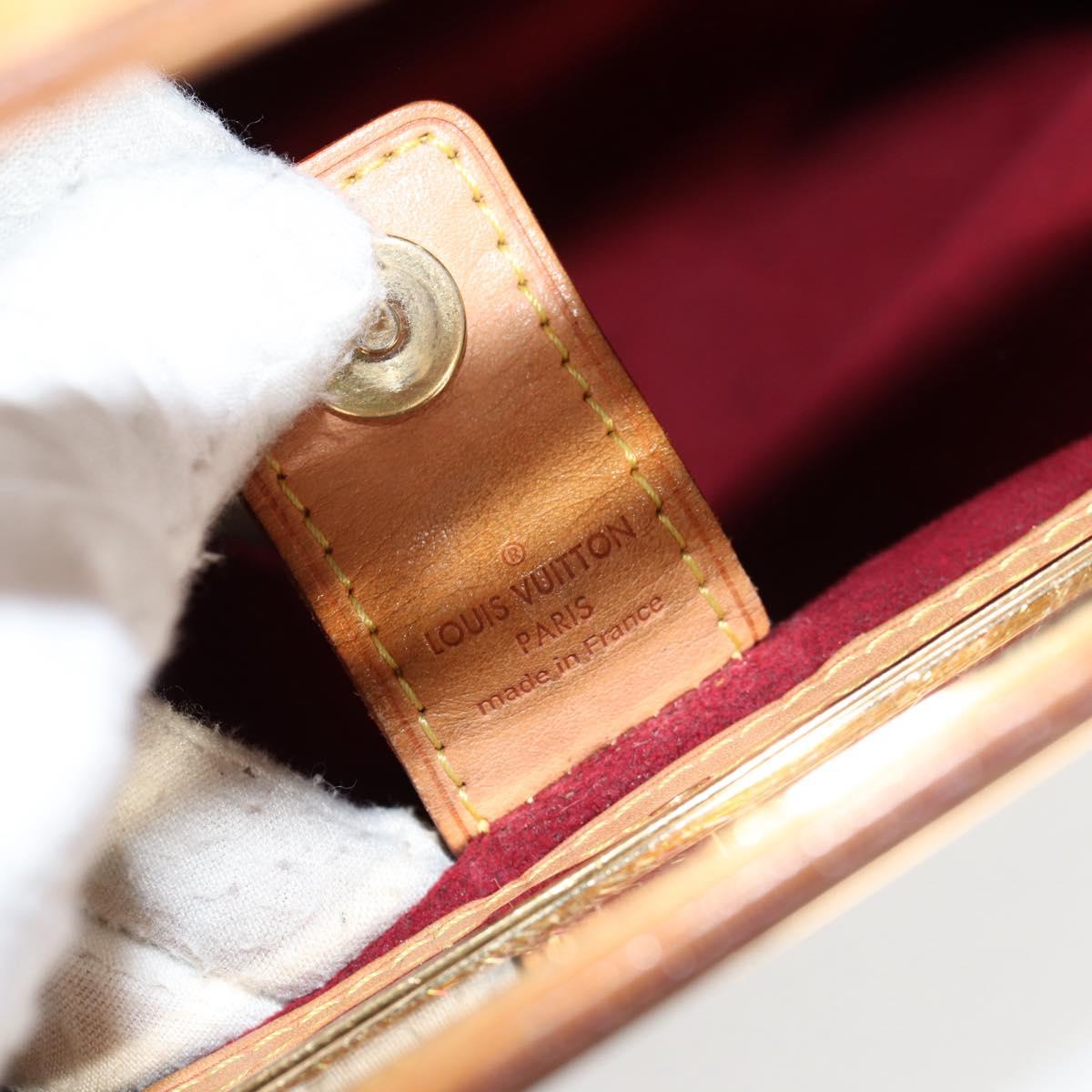 LOUIS VUITTON Monogram Multicolor Judy MM Bag 2Way White M40255 LV Auth 123177V