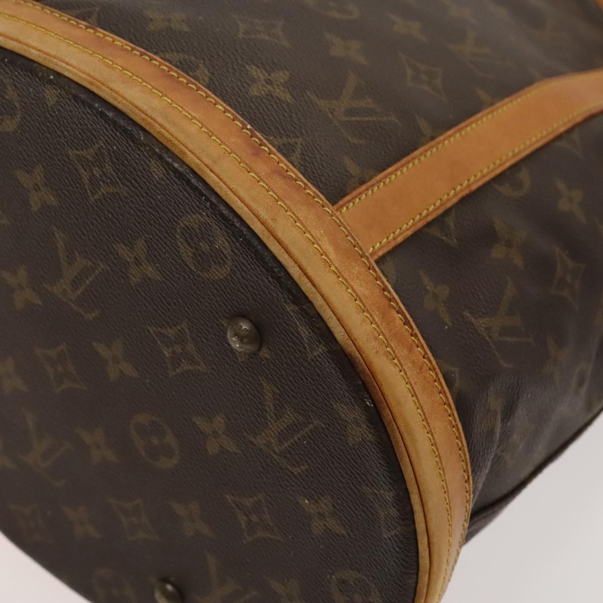 LOUIS VUITTON Monogram Bucket GM Shoulder Bag Vintage M42236 LV Auth 123180
