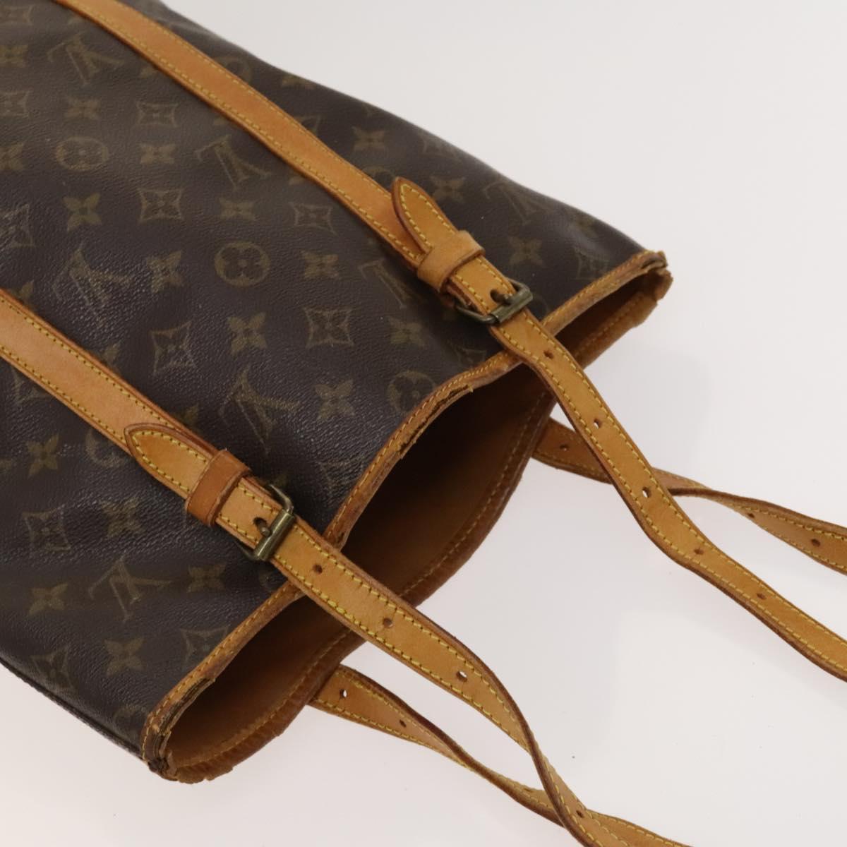 LOUIS VUITTON Monogram Bucket GM Shoulder Bag Vintage M42236 LV Auth 123180