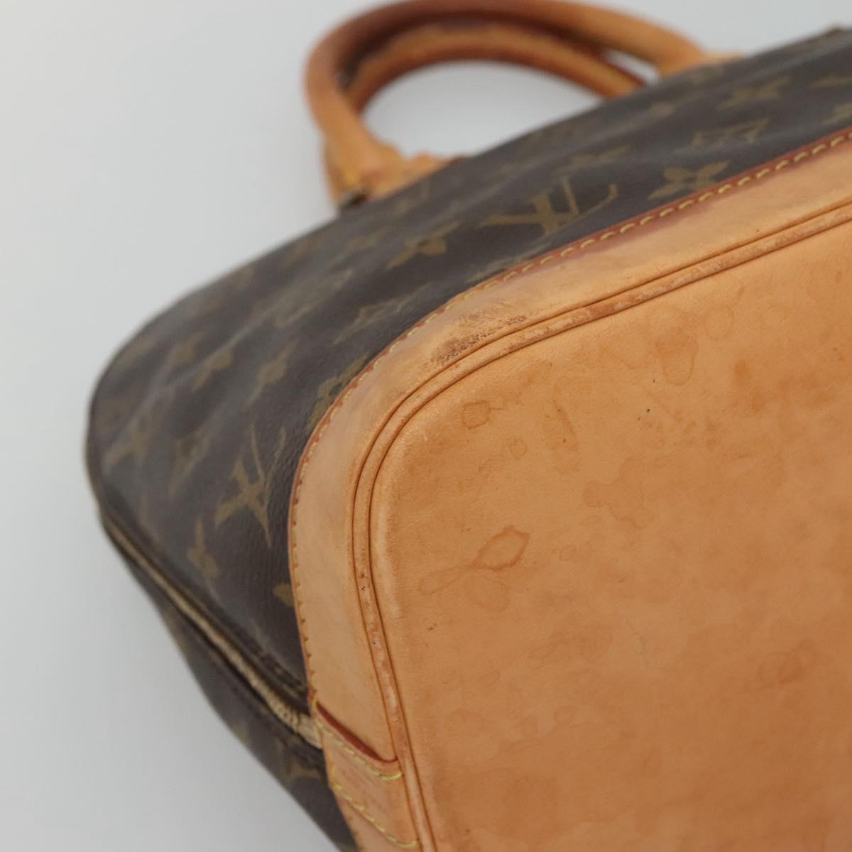 LOUIS VUITTON Monogram Alma Hand Bag M51130 LV Auth 123245