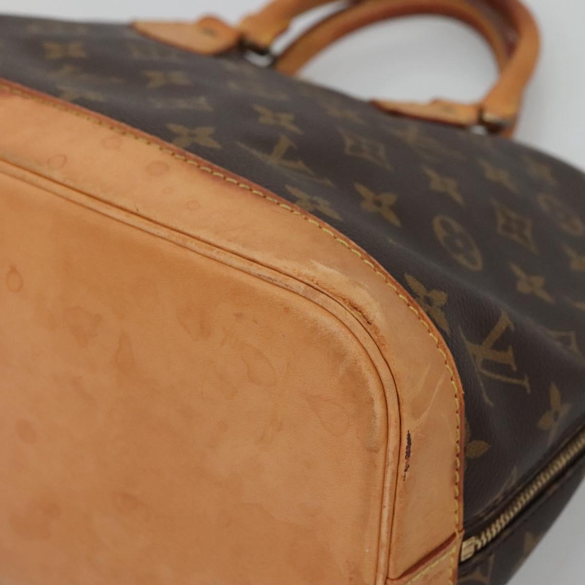LOUIS VUITTON Monogram Alma Hand Bag M51130 LV Auth 123245