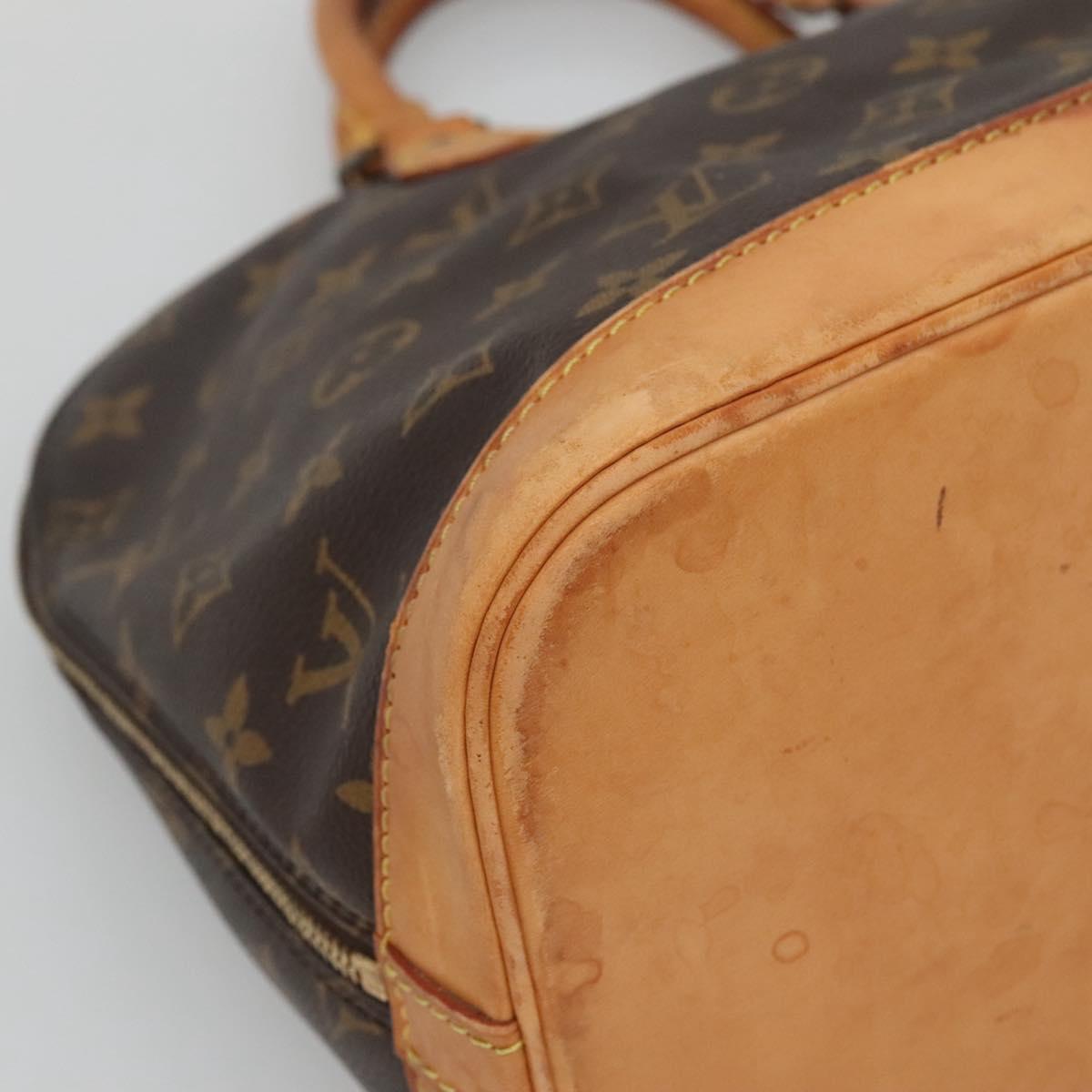 LOUIS VUITTON Monogram Alma Hand Bag M51130 LV Auth 123245