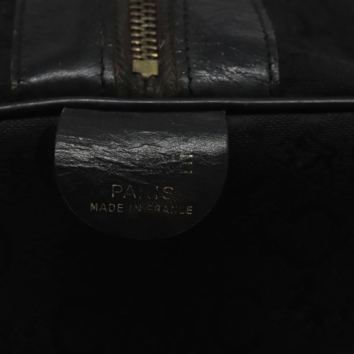 CELINE C Sulky Hand Bag Canvas Black Auth 123260