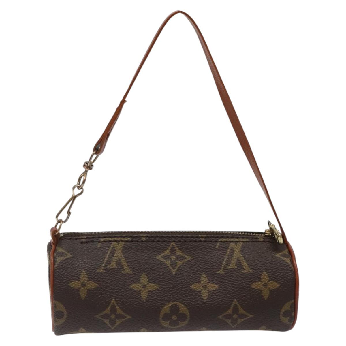 LOUIS VUITTON Monogram Papillon Pouch LV Auth 123273