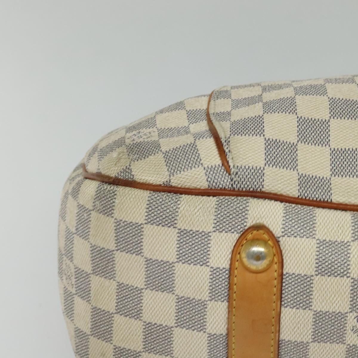 LOUIS VUITTON Damier Azur Galliera PM Shoulder Bag N55215 LV Auth 123282