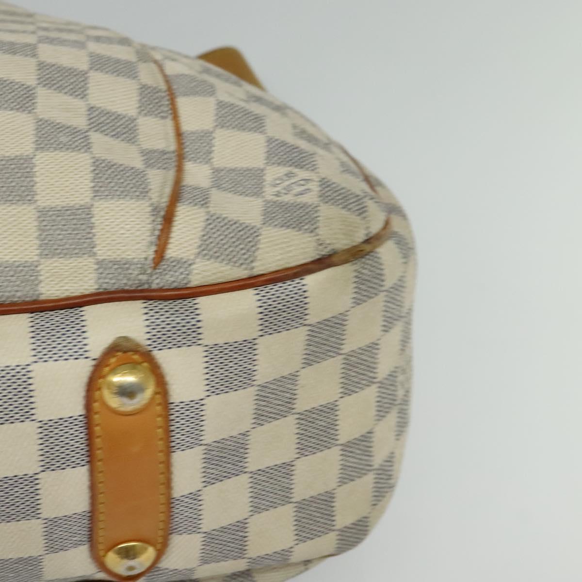 LOUIS VUITTON Damier Azur Galliera PM Shoulder Bag N55215 LV Auth 123282