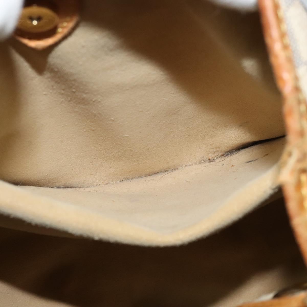 LOUIS VUITTON Damier Azur Galliera PM Shoulder Bag N55215 LV Auth 123282