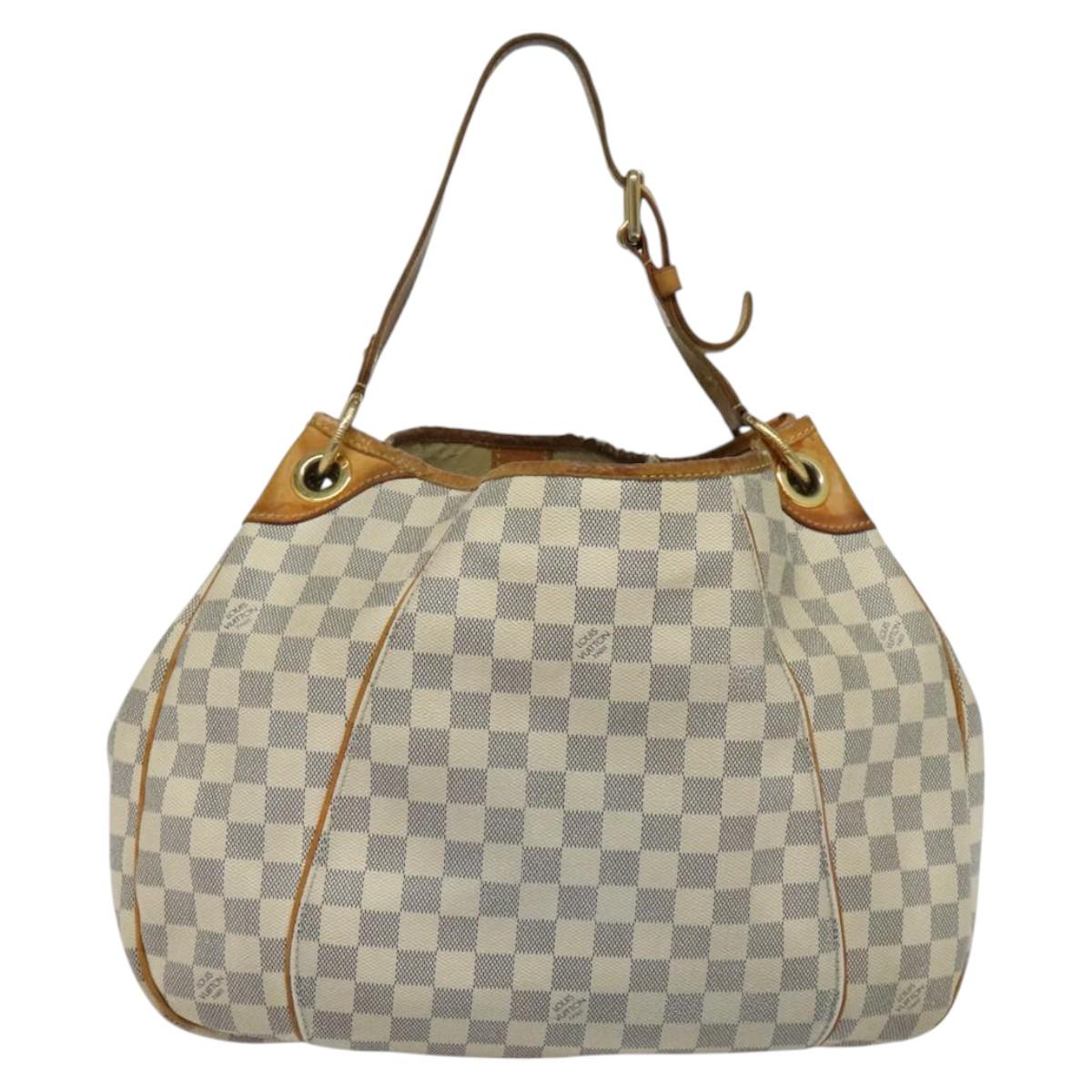 LOUIS VUITTON Damier Azur Galliera PM Shoulder Bag N55215 LV Auth 123282