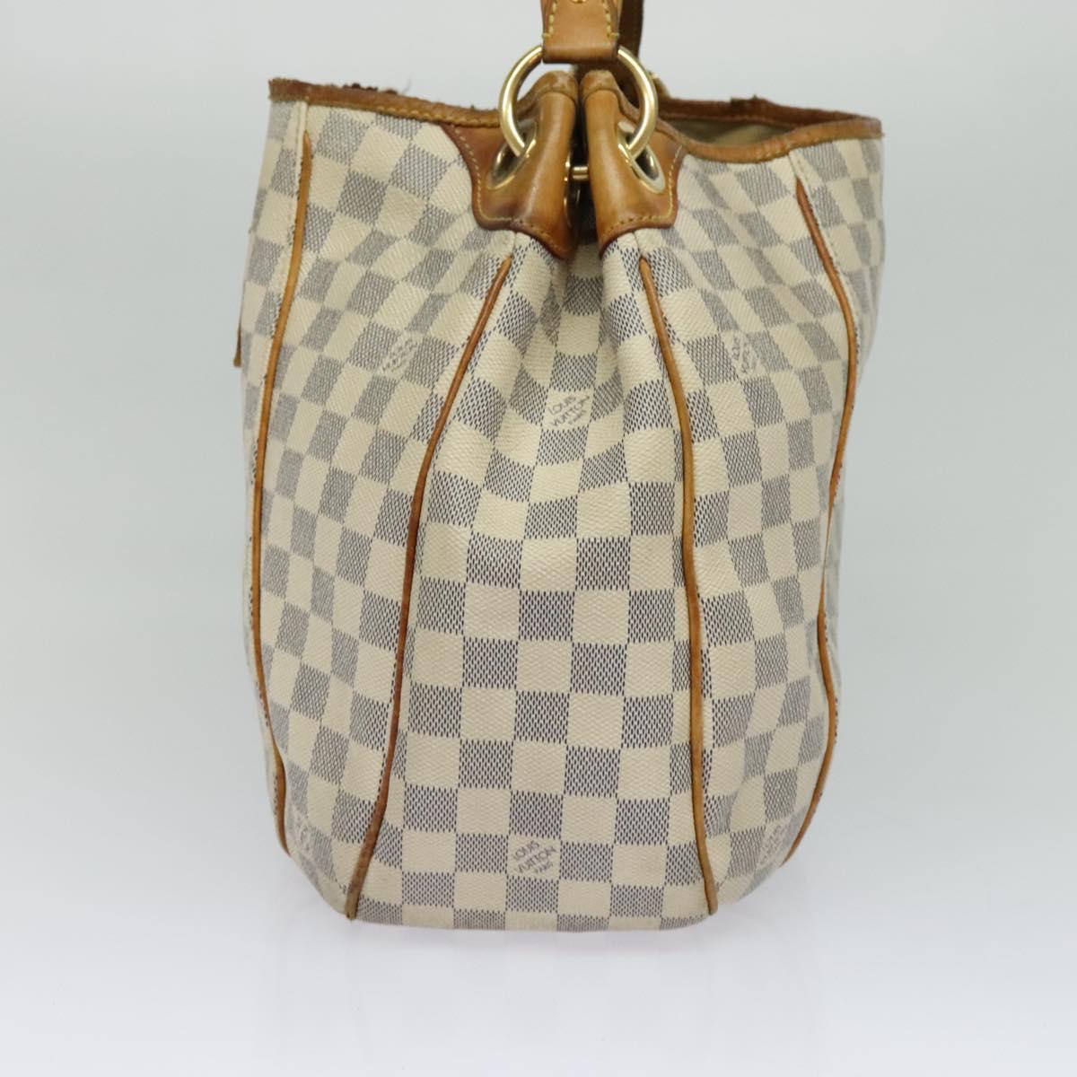 LOUIS VUITTON Damier Azur Galliera PM Shoulder Bag N55215 LV Auth 123282