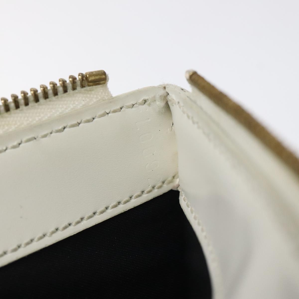 LOUIS VUITTON Epi Stretch Delmonico Pouch Cream M54603 LV Auth 123285