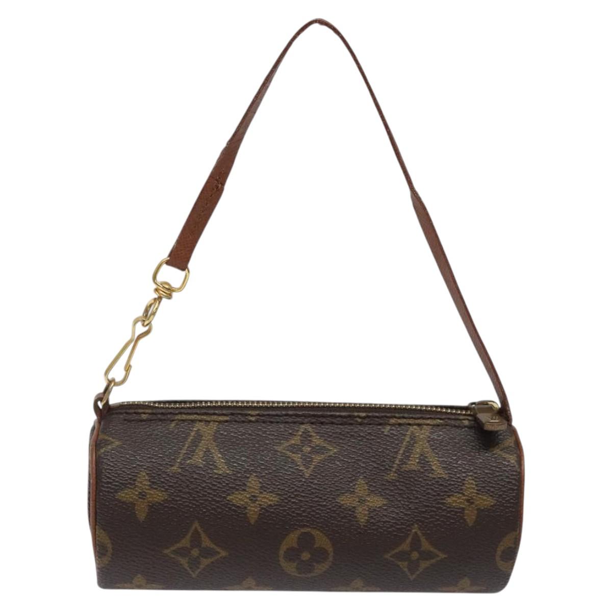 LOUIS VUITTON Monogram Papillon Pouch LV Auth 123297
