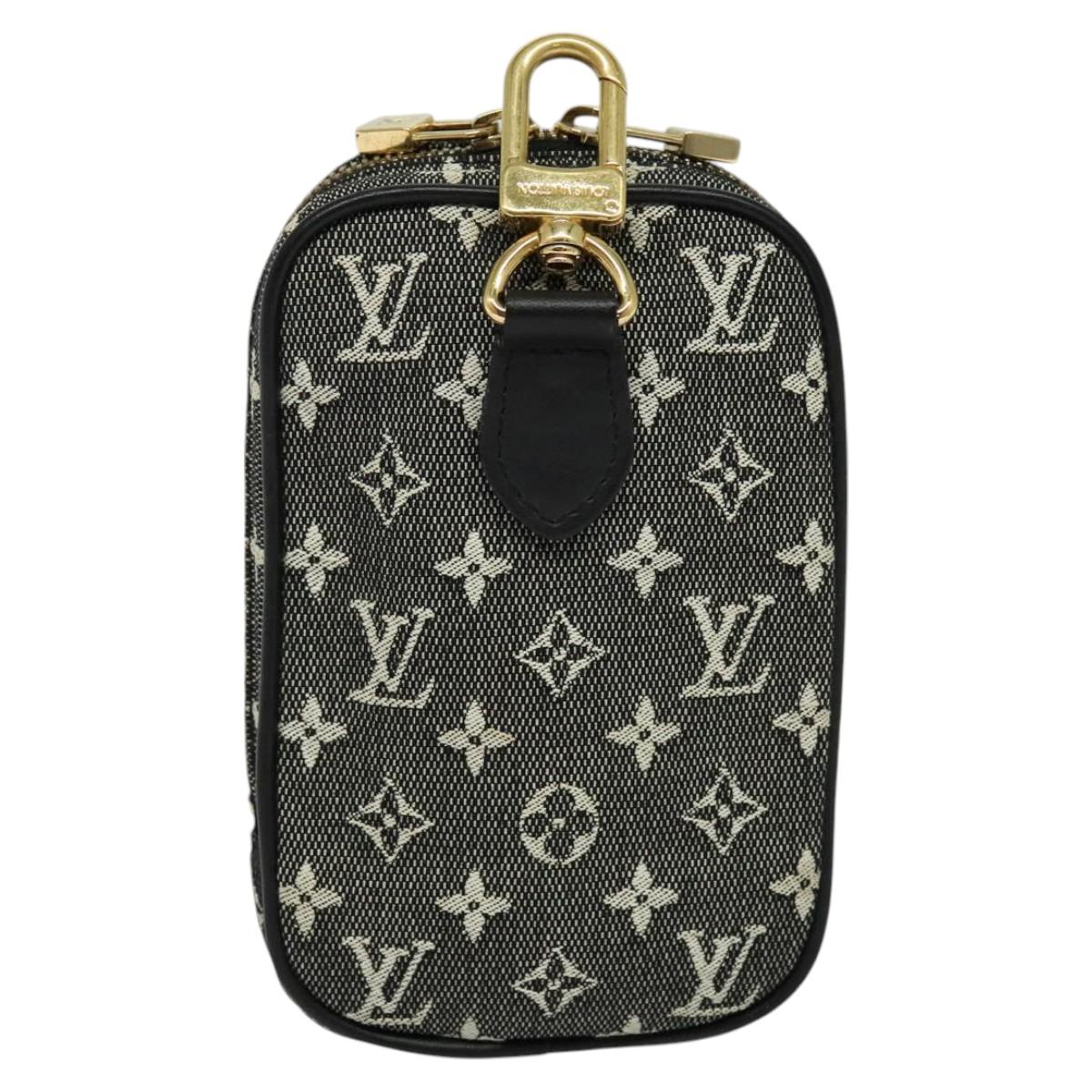 LOUIS VUITTON Monogram Mini US Digital Pouch Noir M92066 LV Auth 123305