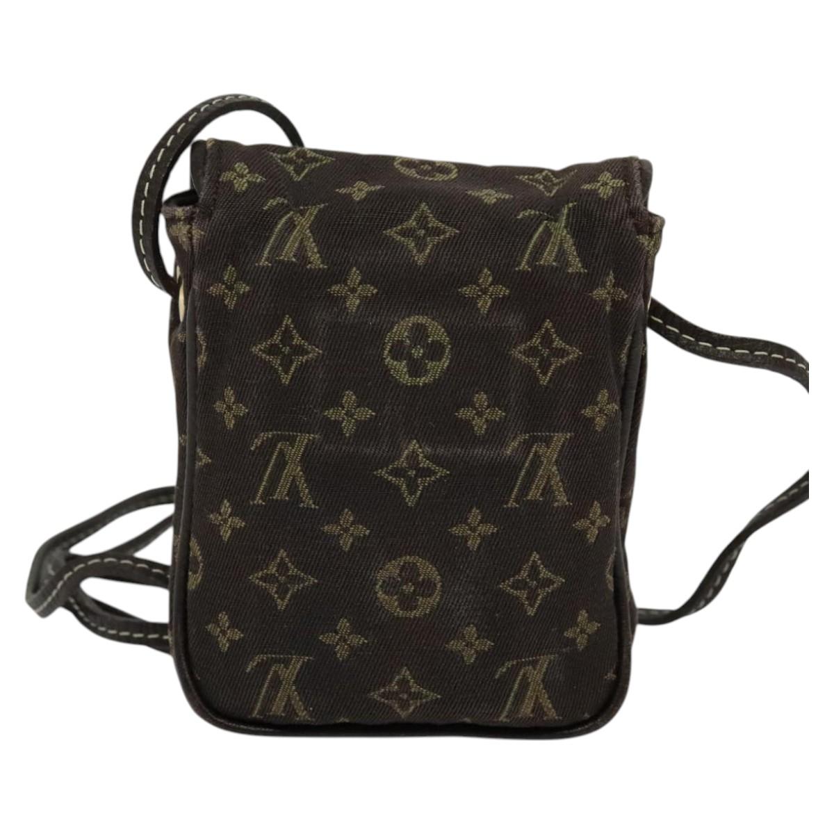 LOUIS VUITTON Monogram Mini Pochette Cancun Pouch Brown M95313 LV Auth 123306