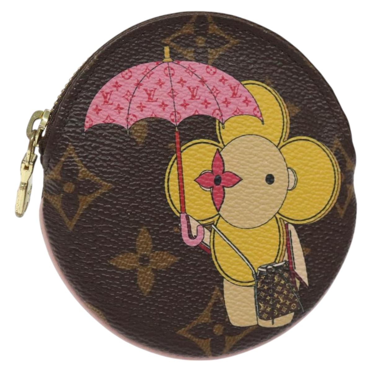 LOUIS VUITTON Monogram Vivienne Porte Monnaie Round Purse M69057 LV Auth 123310
