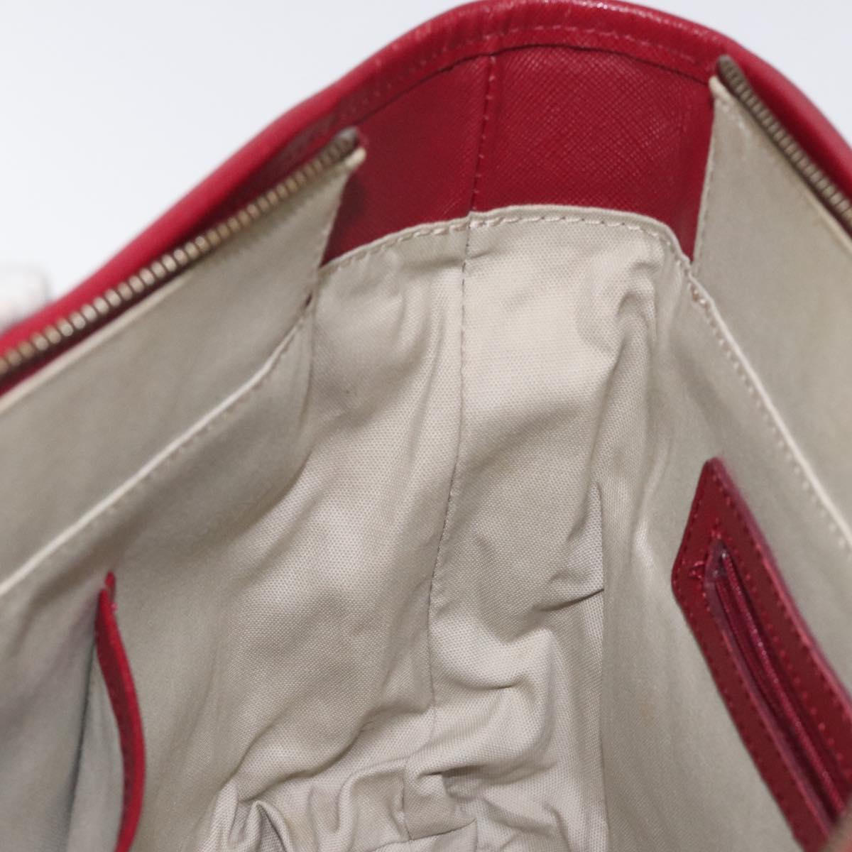 BURBERRY Nova Check Tote Bag Canvas Beige Auth 123324