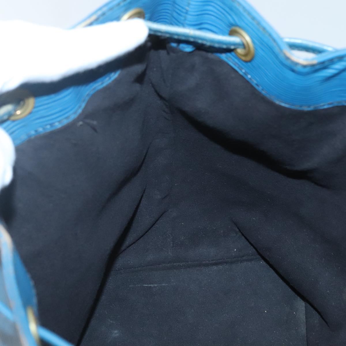LOUIS VUITTON Epi Petit Noe Shoulder Bag Blue M44105 LV Auth 123335