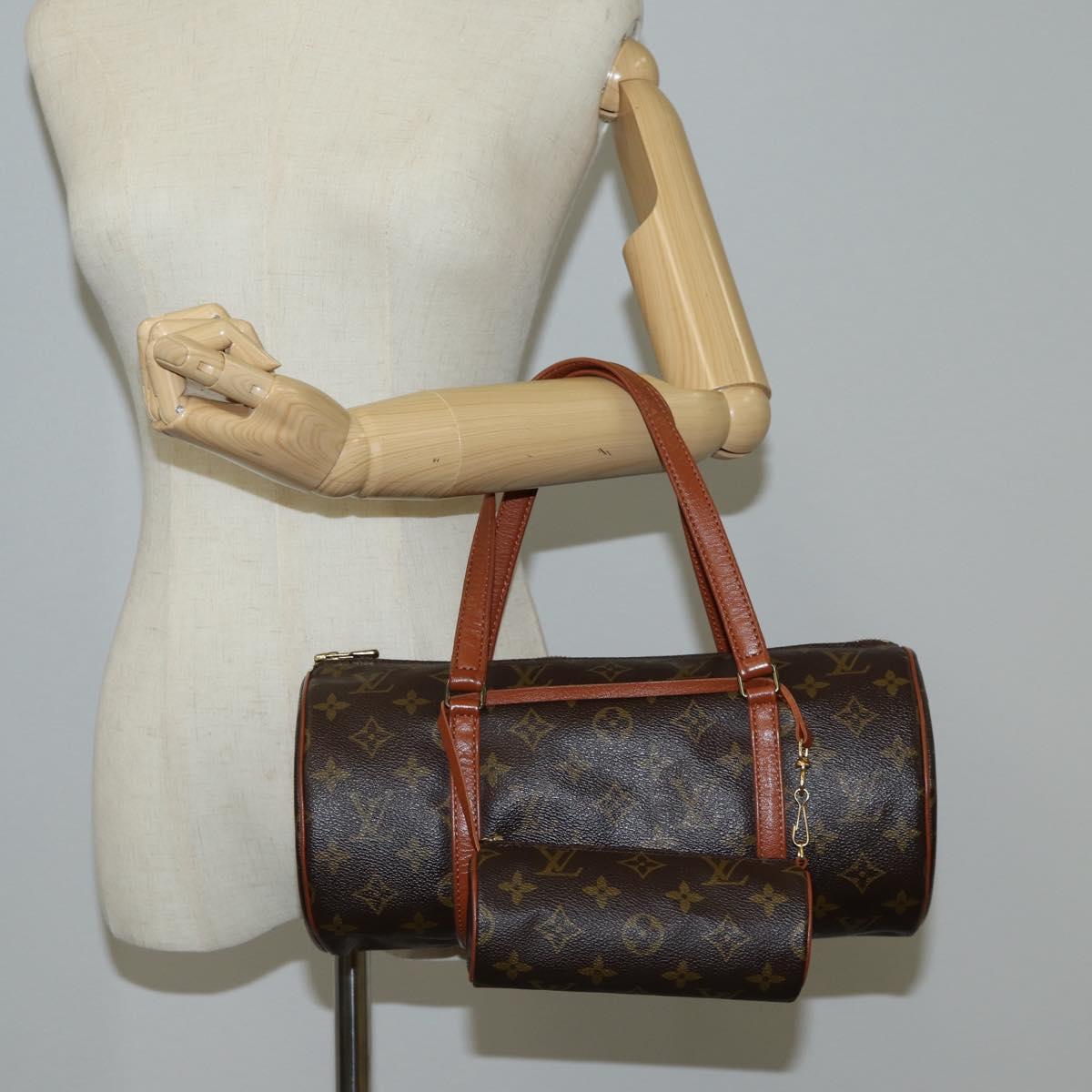 LOUIS VUITTON Monogram Papillon 30 Hand Bag M51385 LV Auth 123362V