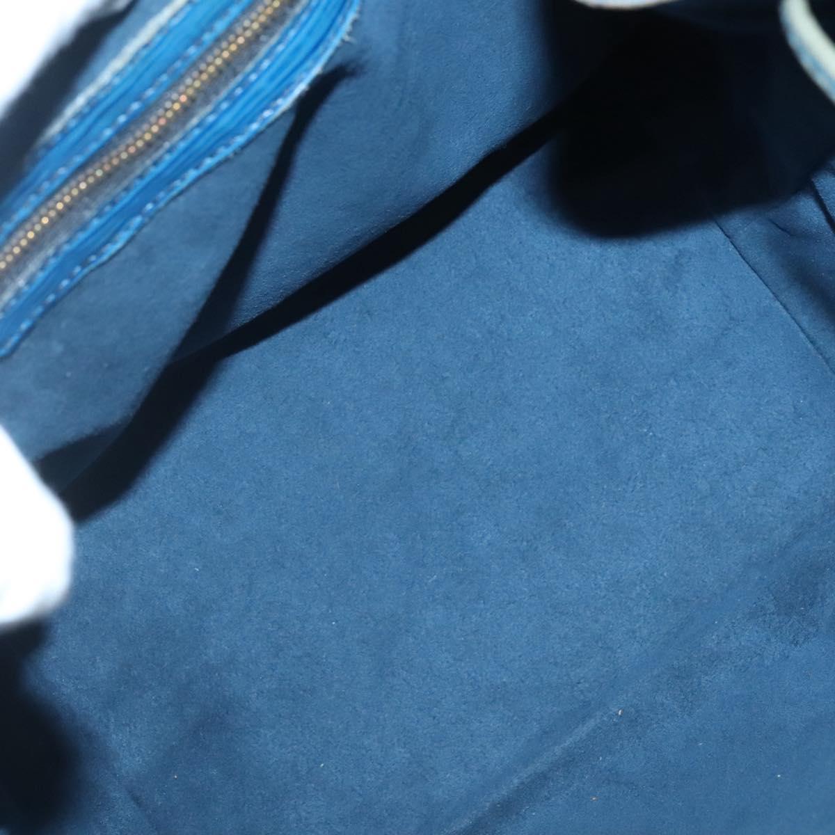 LOUIS VUITTON Epi Petit Noe Shoulder Bag Blue M44105 LV Auth 123401