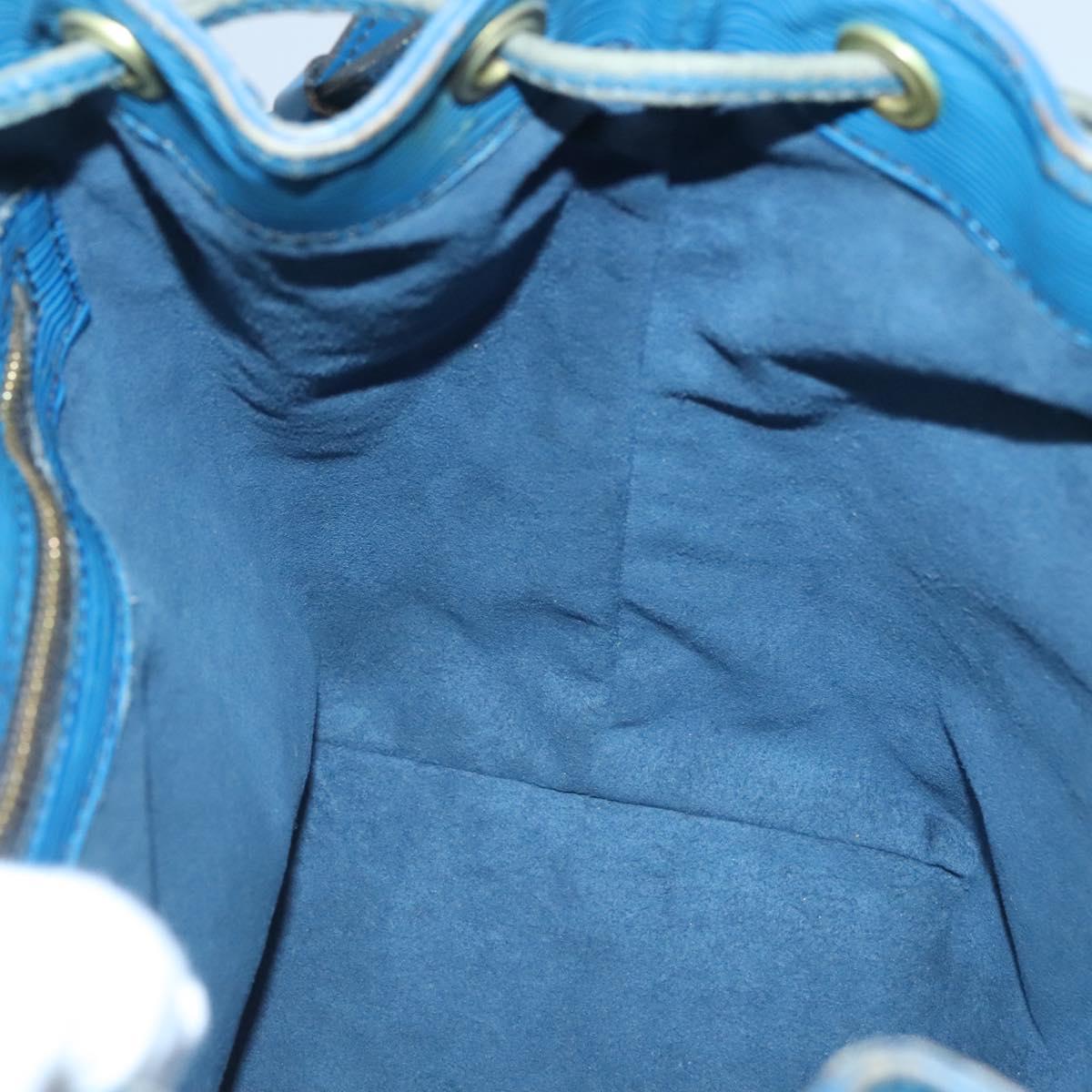 LOUIS VUITTON Epi Petit Noe Shoulder Bag Blue M44105 LV Auth 123401